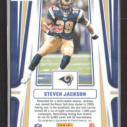 2024 Panini Zenith Football High Point Steven Jackson #HPS-SJN 12/25 Auto