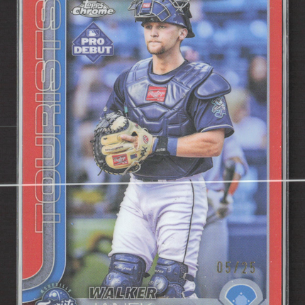 2025 Topps Chrome Pro Debut Walker Janek #PDC-19 orange 05/25
