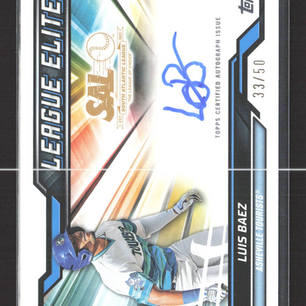 2025 Topps Pro Debut League Elites Luis Baez #LEA-LB 33/50 Auto