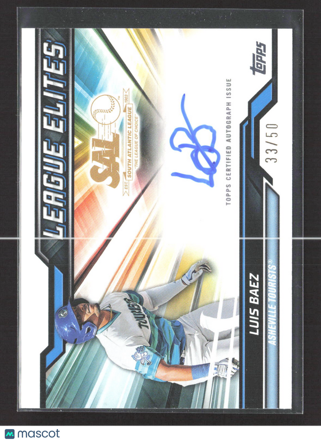 2025 Topps Pro Debut League Elites Luis Baez #LEA-LB 33/50 Auto