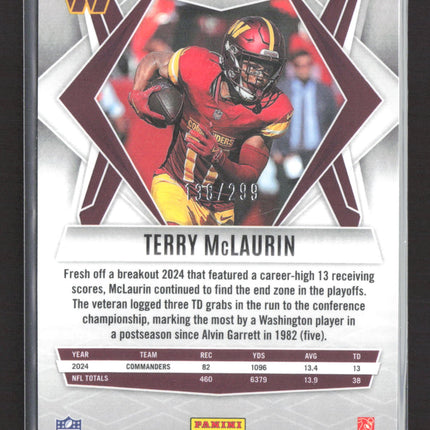 2025 Panini Phoenix Football Terry McLaurin #57 Pink 138/299