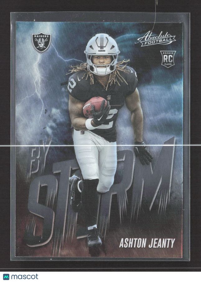 2025 Panini Absolute Football By Storm Ashton Jeanty #1 RC