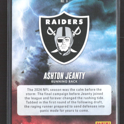 2025 Panini Absolute Football By Storm Ashton Jeanty #1 RC