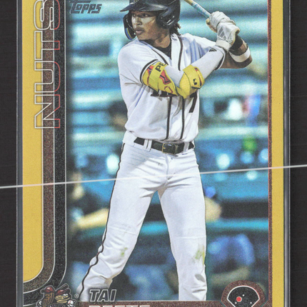 2025 Topps Pro Debut Tai Peete #PD-2 Gold /50