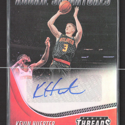 2019 Panini Threads Rookie Signatures Kevin Huerter #15 Auto