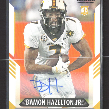 2021 Panini Score Football Damon Hazelton Jr. #367 RC Auto