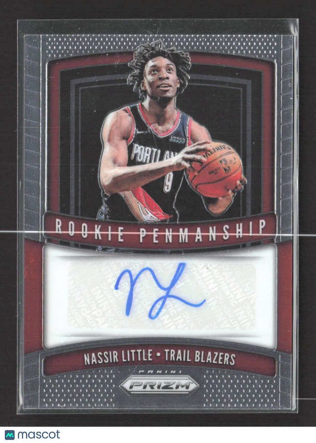 2019 Panini Prizm Rookie Penmanship Nassir Little #RP-NSL Auto