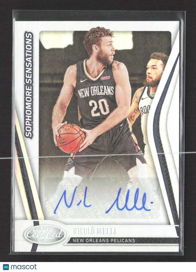 2021 Panini Certified Sophomore Sensations Nicolo Melli #SSA-NML Auto