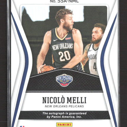 2021 Panini Certified Sophomore Sensations Nicolo Melli #SSA-NML Auto