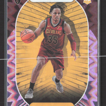 2020 Panini NBA Hoops Isaac Okoro #244 Purple RC