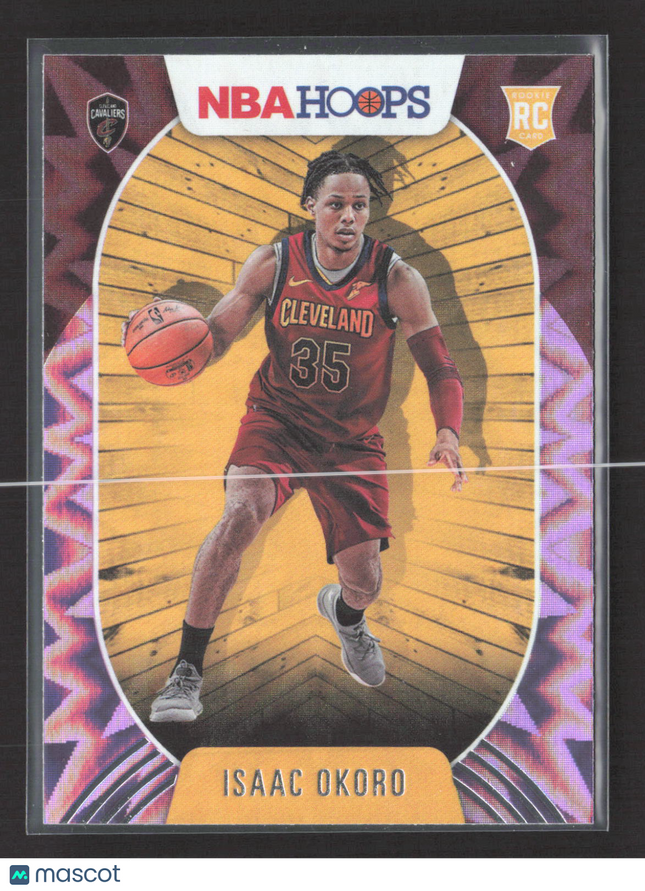 2020 Panini NBA Hoops Isaac Okoro #244 Purple RC