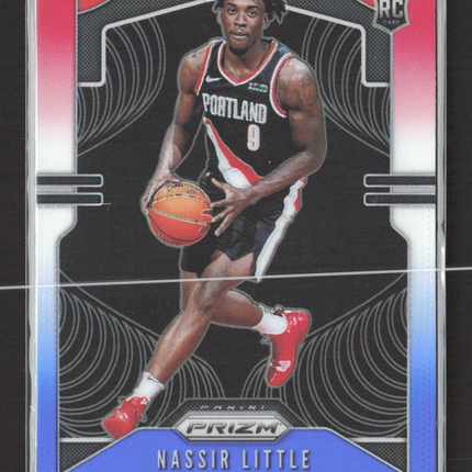 2019 Panini Prizm Nassir Little #269 Red White Blue RC