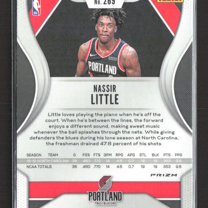 2019 Panini Prizm Nassir Little #269 Green RC