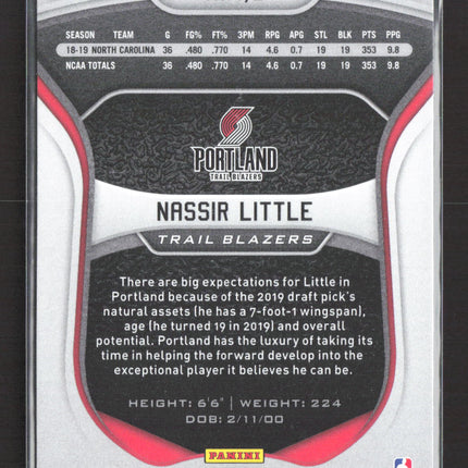 2019 Panini Certified Nassir Little #172 RC
