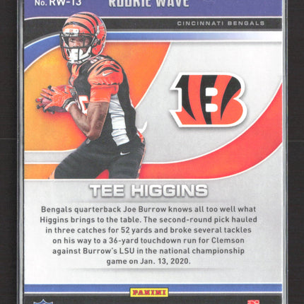 2020 Panini Playoff Rookie Wave Tee Higgins #RW-13 RC