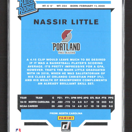 2019 Panini Donruss Nassir Little #223