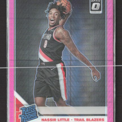 2020 Panini Donruss Optic Nassir Little #154 Pink Velocity