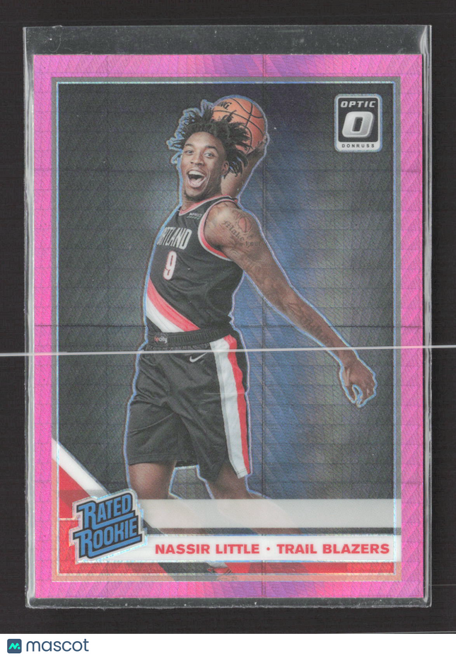 2020 Panini Donruss Optic Nassir Little #154 Pink Velocity