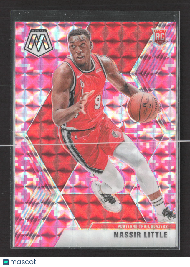 2020 Panini Prizm Mosaic Nassir Little #247 Pink RC