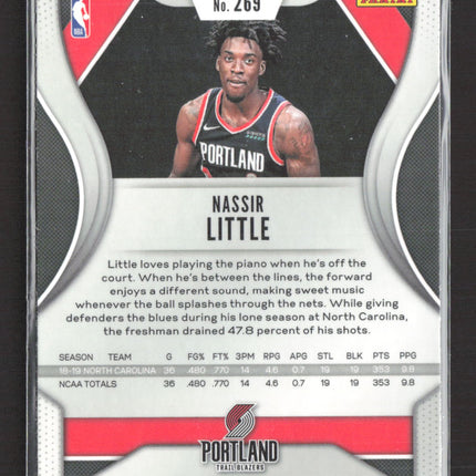 2019 Panini Prizm Nassir Little #269 RC