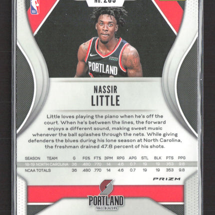 2019 Panini Prizm Nassir Little #269 Pink Ice RC
