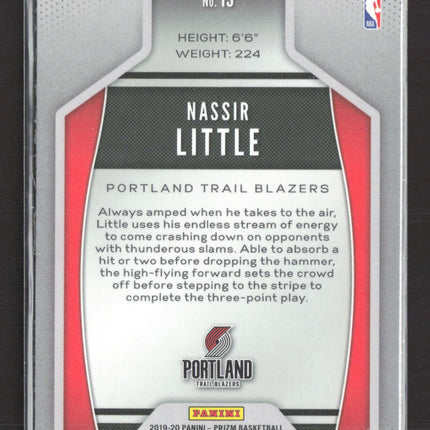 2019 Panini Prizm Instant Impact Nassir Little #19 Base