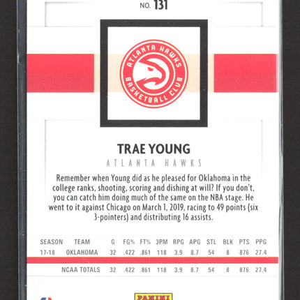 2019 Panini Chronicles Trae Young #131 RC