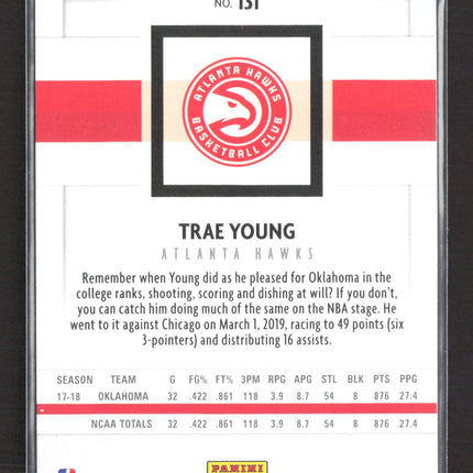 2019 Panini Chronicles Trae Young #131 RC