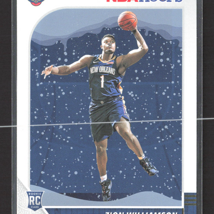 2019 Panini NBA Hoops Zion Williamson #258 Winter RC