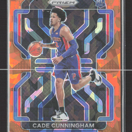 2021 Panini Prizm Cade Cunningham #282 Orange ice RC