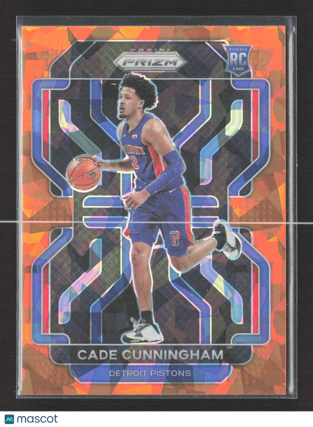 2021 Panini Prizm Cade Cunningham #282 Orange ice RC