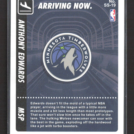 2020 Panini NBA Hoops Arriving Now Anthony Edwards #SS-19