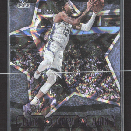 2020 Panini NBA Hoops Lights Camera Action Ja Morant #30 Holo