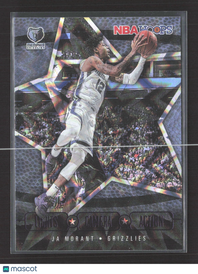 2020 Panini NBA Hoops Lights Camera Action Ja Morant #30 Holo