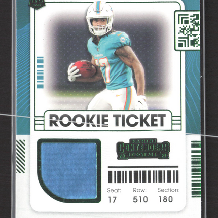 2021 Panini Contenders Jaylen Waddle #RSV-JWA Rookie Ticket Jersey Variation RC