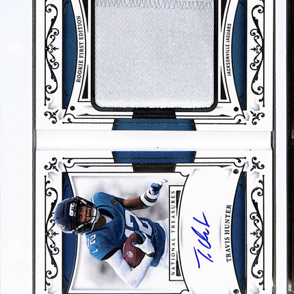 2026 Panini National Treasures Rookie Booklet /99 Travis Hunter Patch Auto