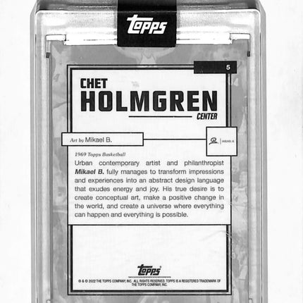 2022 Topps Project70 Chet Holmgren #5
