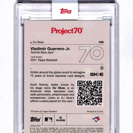2021 Topps Project70 Vladimir Guerrero Jr. #466 Gold Border