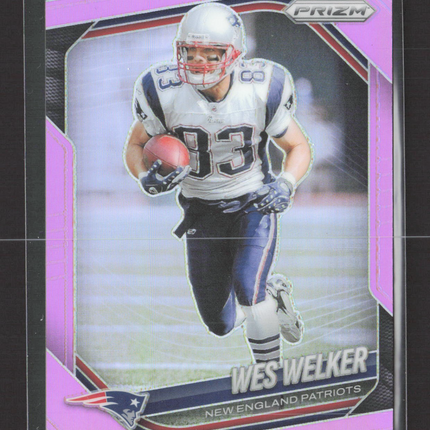 2025 Panini Prizm Football Wes Welker #181 Pink