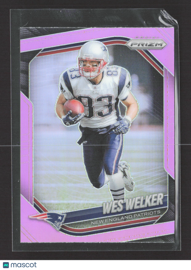 2025 Panini Prizm Football Wes Welker #181 Pink