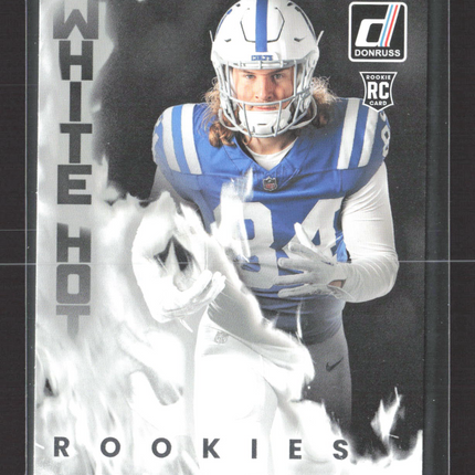 2025 Panini Donruss White Hot Rookies Tyler Warren #WHR-TWR RC