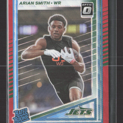 2025 Panini Donruss Optic Arian Smith #386 Red