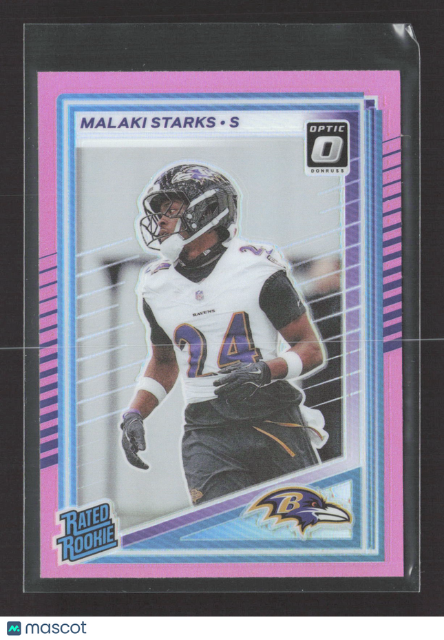2025 Panini Donruss Optic Malaki Starks #346 Pink