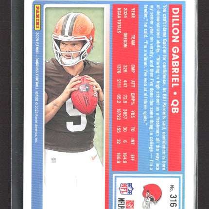 2025 Panini Donruss Football Dillon Gabriel #316
