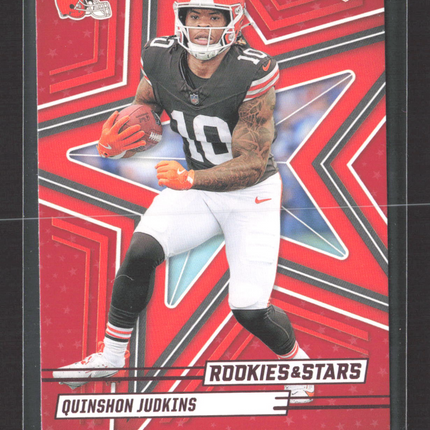 2025 Panini Rookies & Stars Quinshon Judkins #171 Red RC