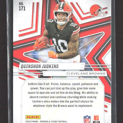 2025 Panini Rookies & Stars Quinshon Judkins #171 Red RC