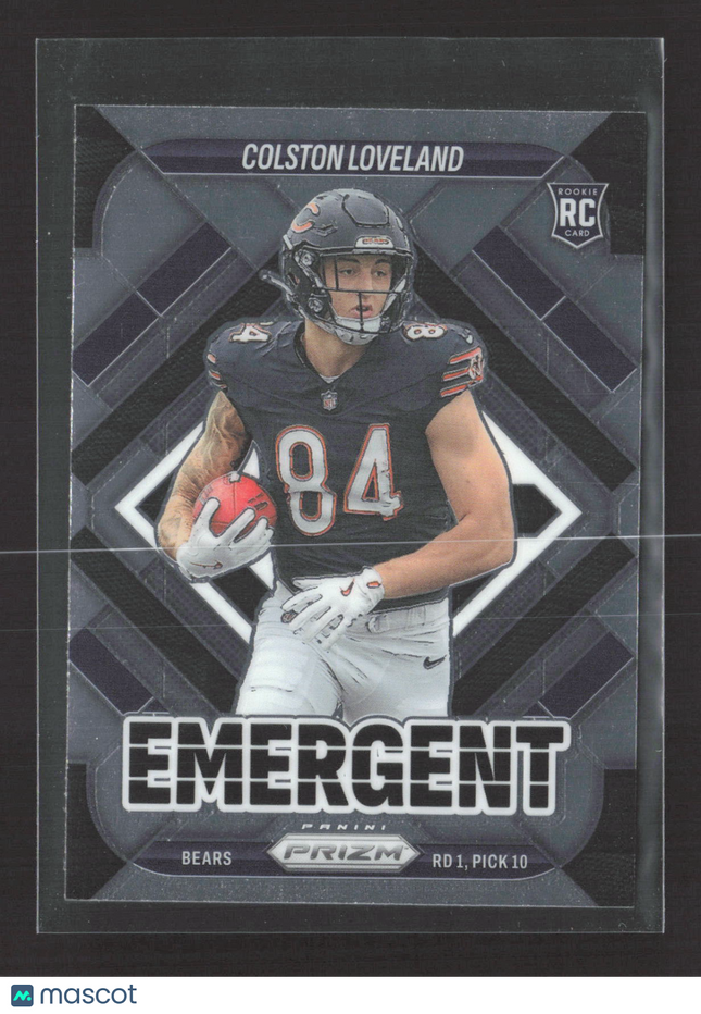 2025 Panini Prizm Emergent Colston Loveland #20 RC