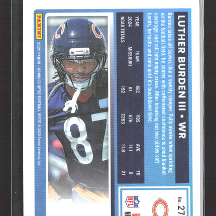 2025 Panini Donruss Optic Luther Burden III #275