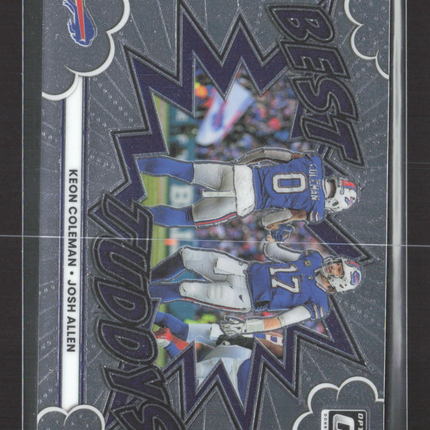 2025 Panini Donruss Optic Best Tuddys Josh Allen Keon Coleman #13
