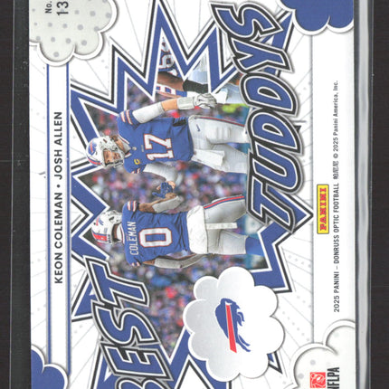 2025 Panini Donruss Optic Best Tuddys Josh Allen Keon Coleman #13